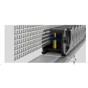 Zanzariera orizzontale con carrarmato per Porte-Finestre