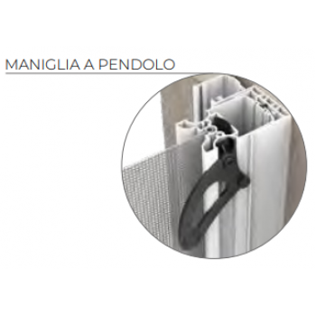 Zanzariera plissettata senza guida a terra 41mm