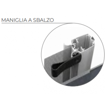 Zanzariera plissettata senza guida a terra 41mm