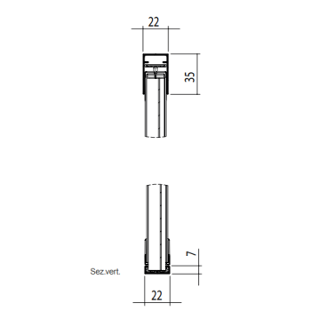 Zanzariera Plissettata a 1 Anta: ingombro Ridotto 22 mm Zanzariera Plissettata a 1 Anta: ingombro Ridotto 22 mm