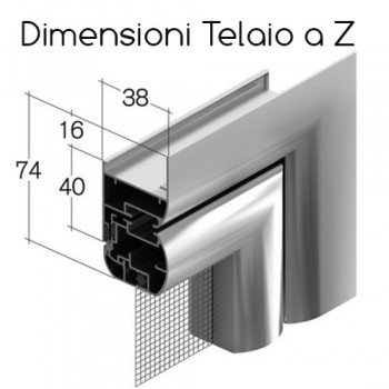 Zanzariera a calamita