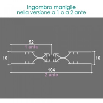 Zanzariera plissettata scorrevole