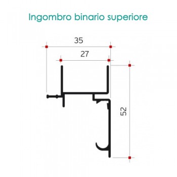 Zanzariera scorrevole per porta finestra