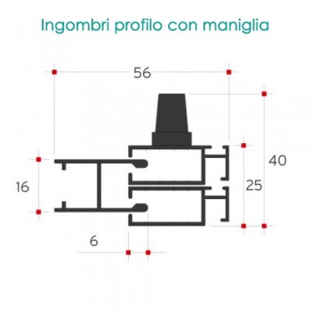 Zanzariera scorrevole verticale