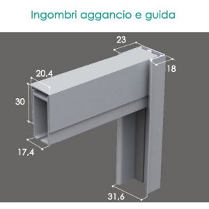 Zanzariera portafinestra - Guide Telescopiche