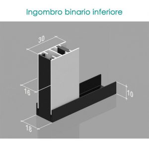 Zanzariera plissè 1 ANTA – chiusure laterali