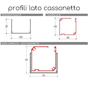 Zanzariere ad incasso laterali scorrevoli