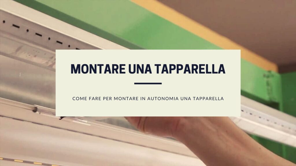 montare una tapparella