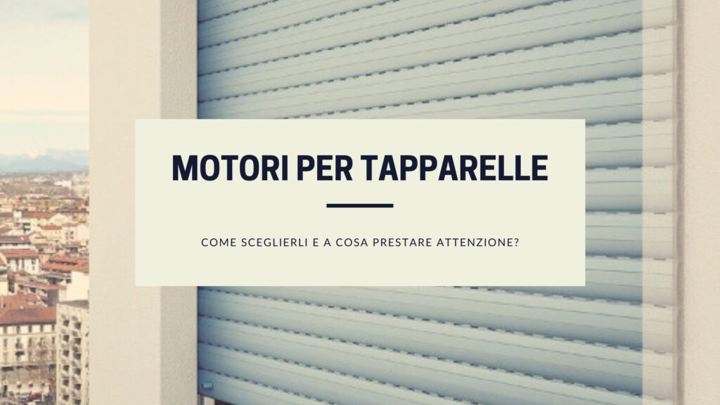 motori per tapparelle